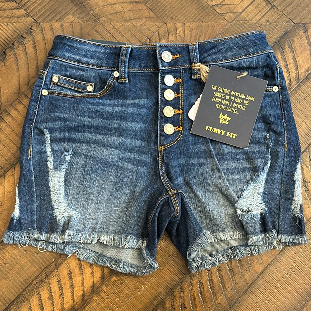 🆕 Indigo Rein Jean shorts NWT Size 3/25